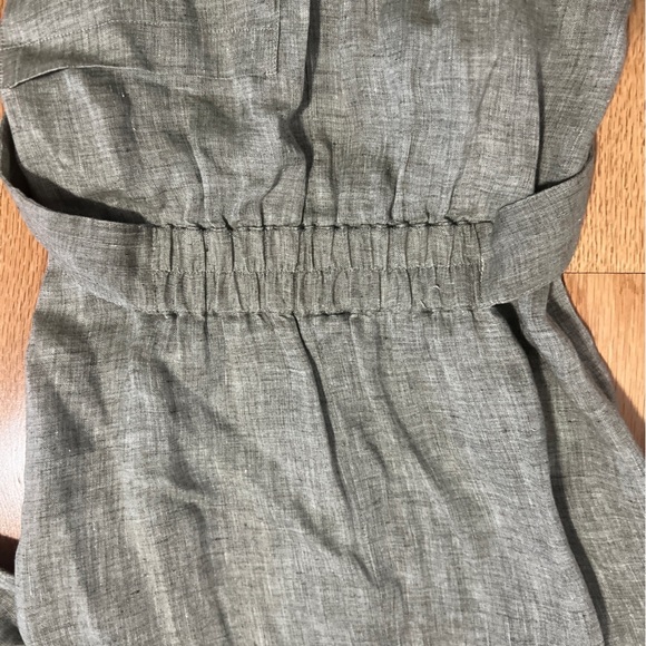 Theory Patch-Pocket Jumpsuit in Hemp. Size 00 color - willow melange - Picture 8 of 14